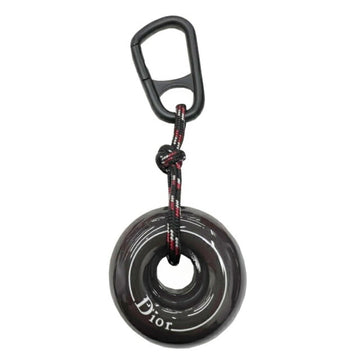 CHRISTIAN DIOR wheel key ring holder bag charm men's women's accessory accessories