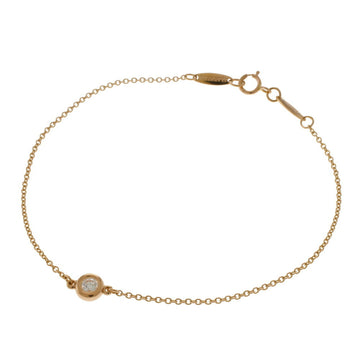 TIFFANY&Co. visor yard bracelet 18k gold K18 yellow diamond women's