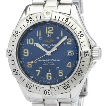 BREITLINGPolished  Super Ocean Steel Automatic Mens Watch A17040 BF565090