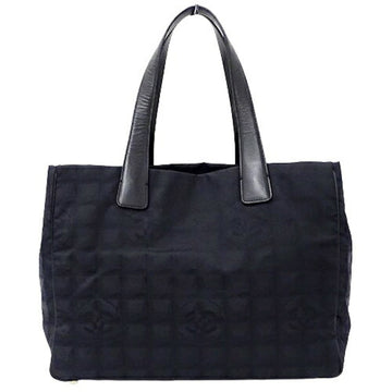 CHANEL Women's Nylon Tote Bag Black