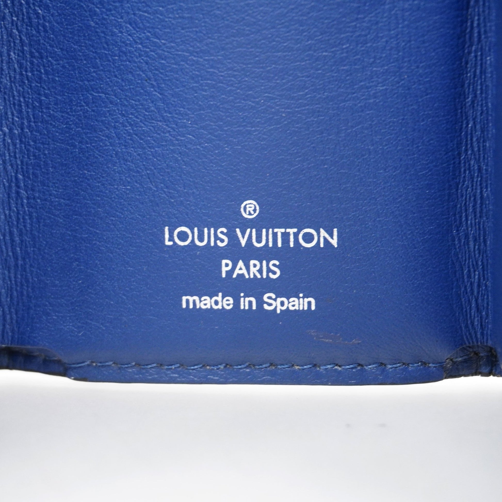 Louis Vuitton Cobalt Monogram Taigarama Discovery Compact Wallet Louis  Vuitton