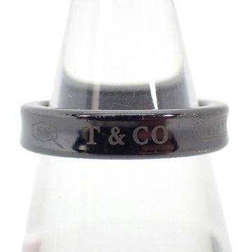 TIFFANY titanium black 1837 narrow ring No. 8