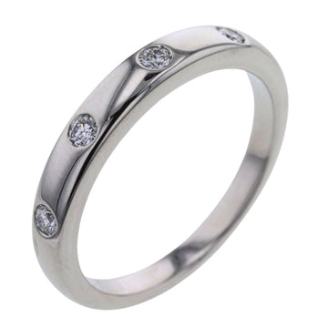 VAN CLEEF & ARPELS Ring New York Marriage 4P Platinum PT950 Diamond No. 21 Men's