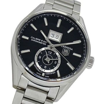 Tag Heuer TAG Carrera WAR5010 BA0723 Watch Men's Grand Date Caliber 8 GMT Automatic Winding AT Stainless Polished