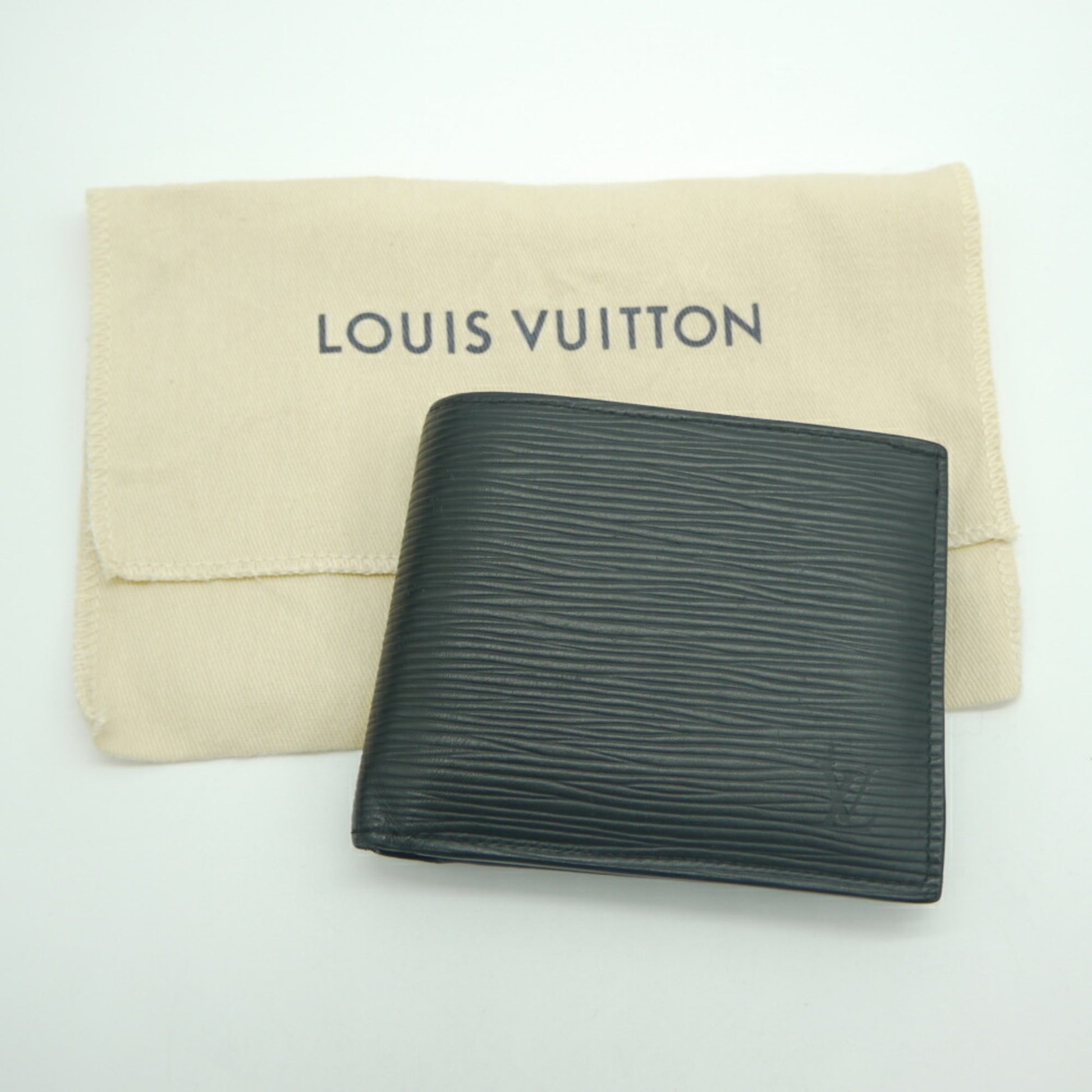 Louis Vuitton Men's Bifold Wallet- Black - Online shopping in Bangladesh