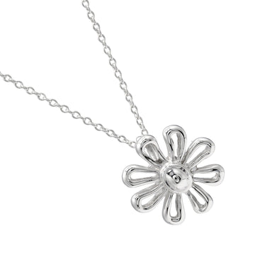 TIFFANY&Co. Daisy Flower Necklace Silver 925 Approx. 3.01g flower Women's