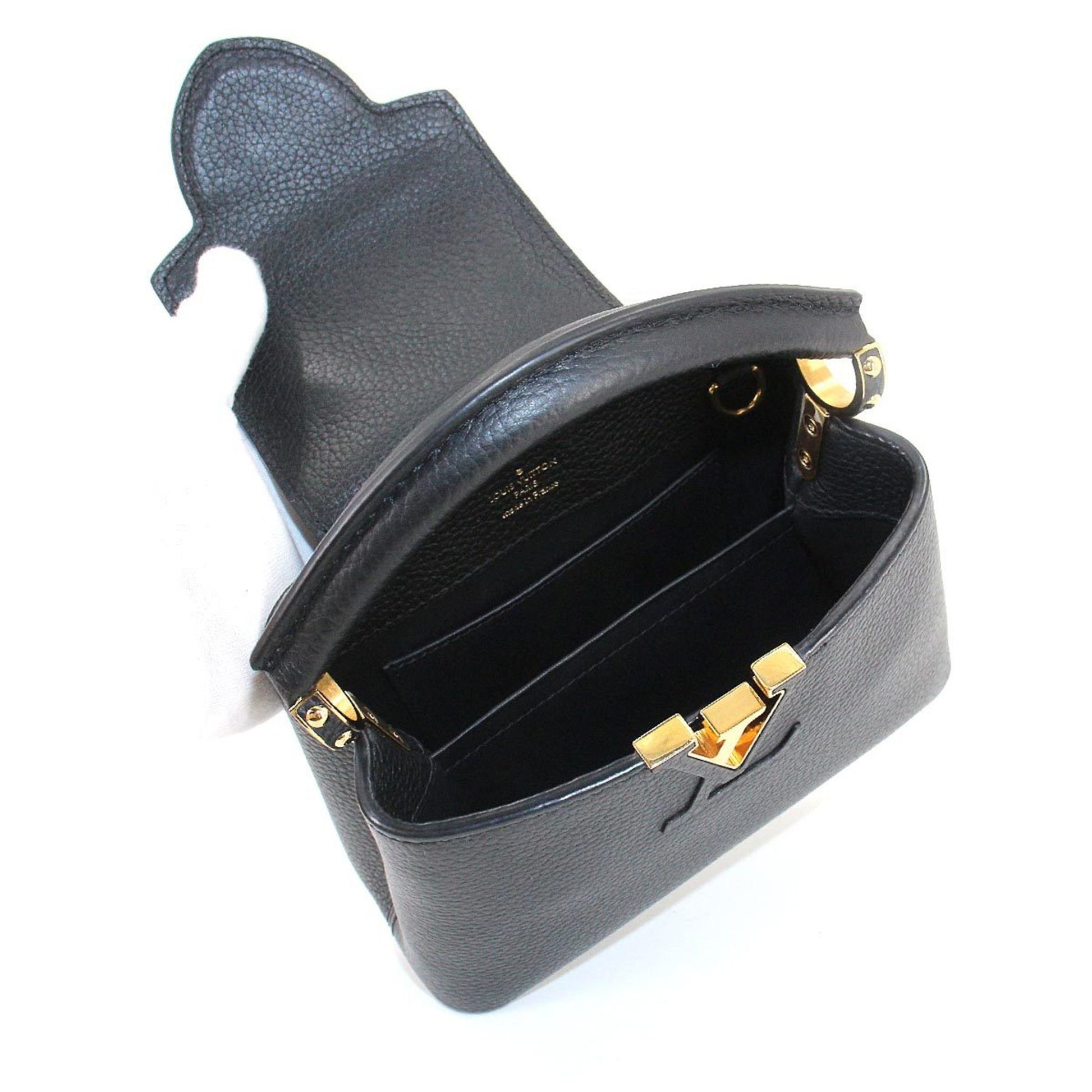 LOUIS VUITTON Capucines MINI Hand Shoulder Bag Taurillon Leather M56071  90187342