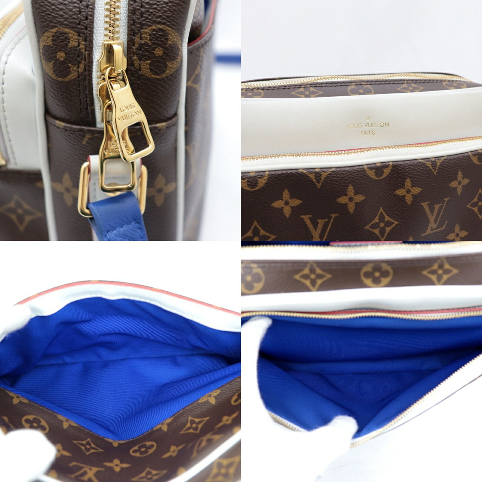 Louis Vuitton Brown, White And Multicolour Monogram Canvas NBA Nil Messenger  Gold Hardware Available For Immediate Sale At Sotheby's