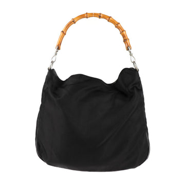GUCCI bamboo tote bag 001/1705/1577 canvas black handbag
