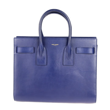 SAINT LAURENT handbag 355153 leather blue sac de jour 2WAY shoulder