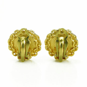 CHANEL COCO MARK Earrings Gold VINTAGE Ladies GP Plated 95A Accessories accessories coco