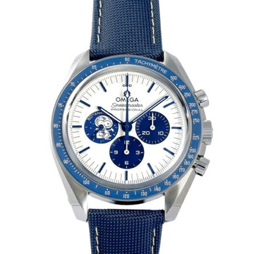 OMEGA Speedmaster Snoopy Award 50th Anniversary Model 310.32.42.50.02.001 Silver/Blue Dial Watch Men's