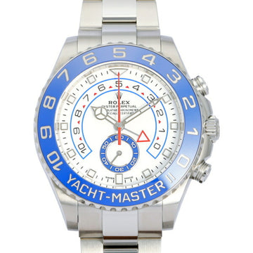 ROLEX Yacht Master II 116680 White/Benz needle dial watch men's