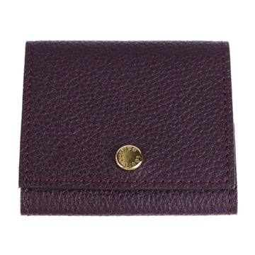 LOUIS VUITTON Etuy Ecouture Other Accessories M61484 Leather Ketch [Purple] Earphone Case