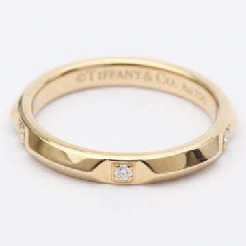 TIFFANYPolished  True Bund Ring Diamond 18K Pink Gold BF557179
