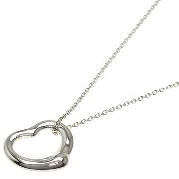 TIFFANY open heart necklace silver ladies