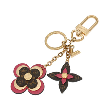 LOUIS VUITTON Blooming Flower Brown/Pink Gold Hardware M63084 Women's Keychain