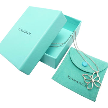 TIFFANY&Co.  Chain Necklace Pendant Women's Vintage Butterfly Large Size Silver 925