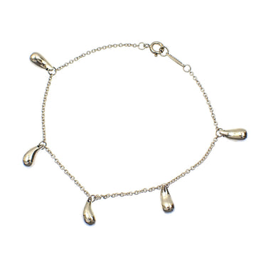 TIFFANY Teardrop Bracelet Women's SV925 6.6g Silver