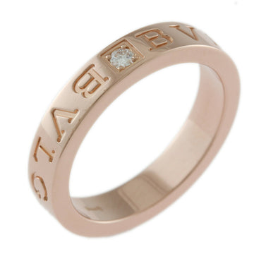 BVLGARIBulgari  Ring Size 14.5 18K K18 Pink Gold Diamond Women's
