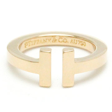 TIFFANY T Square Ring Pink Gold [18K] Fashion No Stone Band Ring Pink Gold