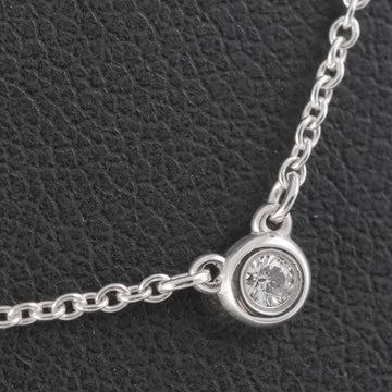 TIFFANY visor yard necklace silver 925 diamond &Co. Ladies