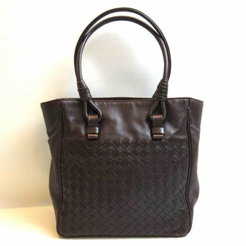 BOTTEGA VENETA Tote Brown Handbag Intrecciato Calf Leather 125032 BOTTEGAVENETA