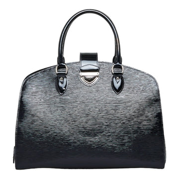 LOUIS VUITTON Epi Pont Neuf GM Handbag M59042 Noir Black Enamel Women's