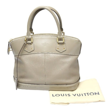 LOUIS VUITTON Handbag Suhari Lockit Verona PM M91790  Gray LV