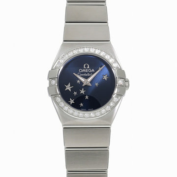 OMEGA Constellation Quartz 24mm 123.15.24.60.03.001 Blue Ladies Watch
