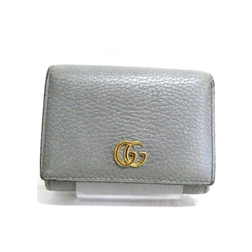 GUCCI GG Marmont Compact Wallet 474746 Trifold Women's