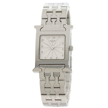 HERMES HH1.210 H Watch Wristwatch Stainless Steel/SS Women's