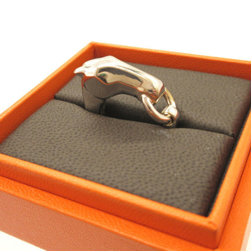 HERMES Gallop Horse Silver 925 Size 57 Ring
