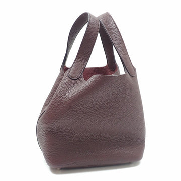 Hermes Picotin Lock PM Handbag Ladies Brown Leather Y Engraved Around 2020 HERMES