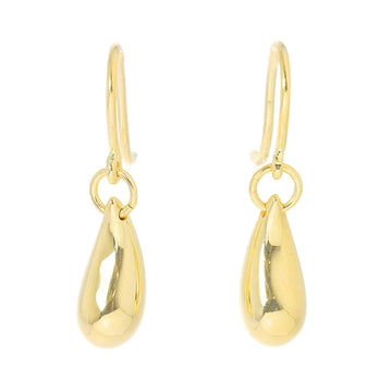 TIFFANY&Co. Teardrop Earrings K18 YG Yellow Gold 750 Hook Pierced