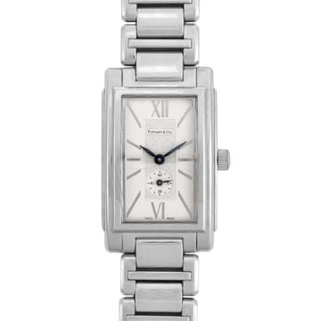 TIFFANY & Co Grand SS men's quartz watch silver dial Z0030.13.10A21A00A