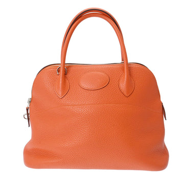 HERMES Bolide 31 Orange Palladium Hardware T Stamp [circa 2015] Women's Taurillon Clemence Handbag