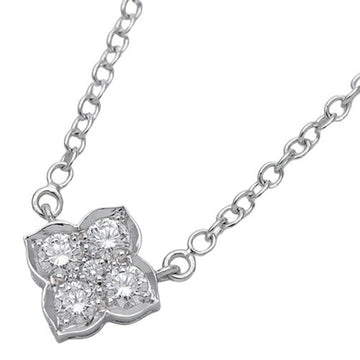 CARTIER Necklace Women's Brand 750WG Diamond Hindu White Gold Jewelry Polished