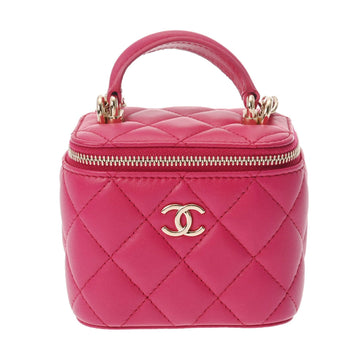 CHANEL Coco Handle Bag Crossbody Pink AS2215 Caviar Shoulder Purse Auth New  XXS
