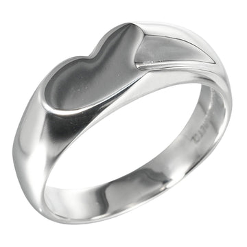 TIFFANY&Co. Signet Heart Ring Silver 925 Approx. 4.36g