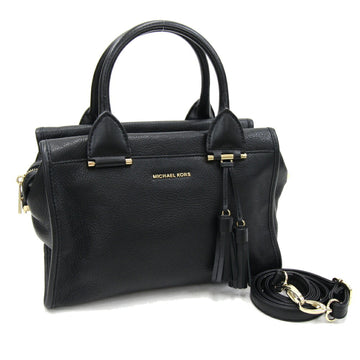 MICHAEL KORS Handbag 30F6GTXS3L Black Leather Shoulder Bag Women's