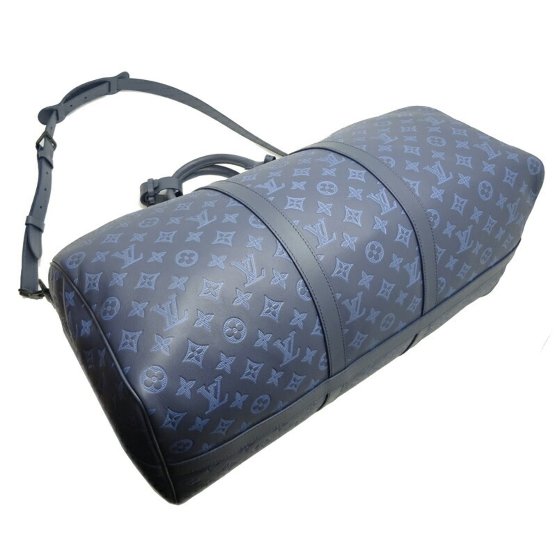 Louis Vuitton Monogram Canvas and Leather Keepall Bandouliere 55 bag - My  Luxury Bargain South Africa