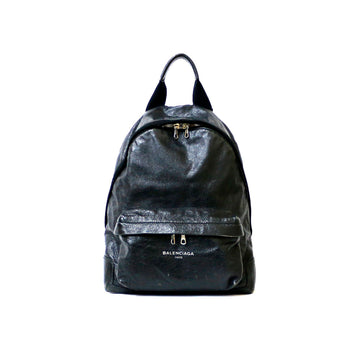 BALENCIAGA backpack daypack leather 409010 black