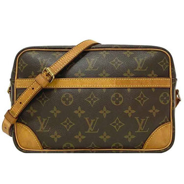 LOUIS VUITTON Shoulder Bag Trocadero 27 Brown Beige Gold Monogram M51274 Canvas Nume MB1024
