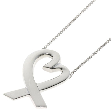TIFFANY Loving Heart Large Necklace Silver Women's &Co.