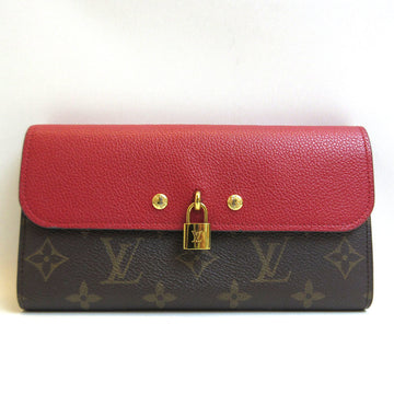 LOUIS VUITTON Portofeuil Venus Brown Red Long Wallet Folded Ladies Monogram M61836