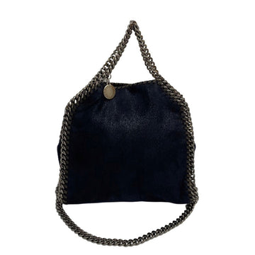 STELLA MCCARTNEY Falabella Leather Chain 2way Handbag Shoulder Bag Blue