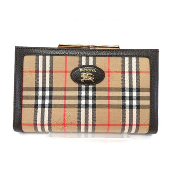 Burberry clasp two fold wallet women's product
