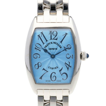 FRANCK MULLER Tonneau curvex watch stainless steel 1752 ladies
