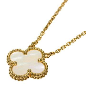 VAN CLEEF & ARPELS Alhambra Necklace 18k Yellow Gold Ladies